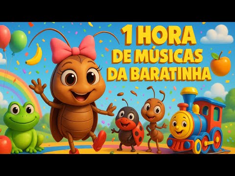 1 HORA DE MÚSICAS DA BARATINHA #músicainfantil #canalinfantil #educaçãoinfantil #cançõesinfantis 