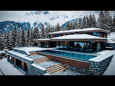 Inside a $25M Modern Mountain Mansion | Ultimate Alpine Luxury Tour