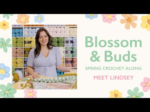 Sirdar Blossom & Buds Crochet Along Blanket: Intro - Meet The Designer Lindsey Newns.