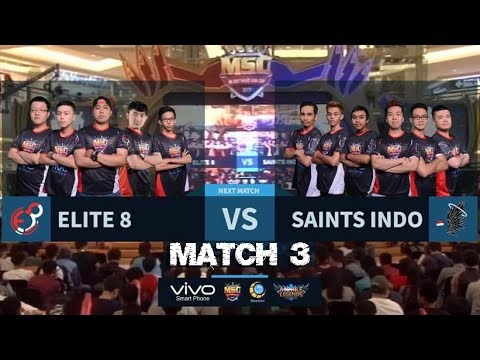 ELITE8 ESPORTS VS SAINTS INDO Match 3 Best Of 3 - Mobile Legends MSC Grand Finals