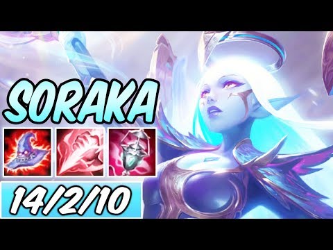S+ DAWNBRINGER SORAKA JUNGLE DARK HARVEST | New Build & Runes | League of Legends | S10