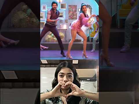 Rashmkia mandanna and vijay sir dancing #dance #actressrashmika #danceperformance #vijay