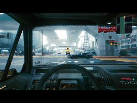 Super bugged scripted car chase - "Sinnerman" Mission - Cyberpunk 2077