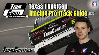 iRacing Pro Track Guide by Team Conti Sim Performance I NASCAR NextGen at Texas