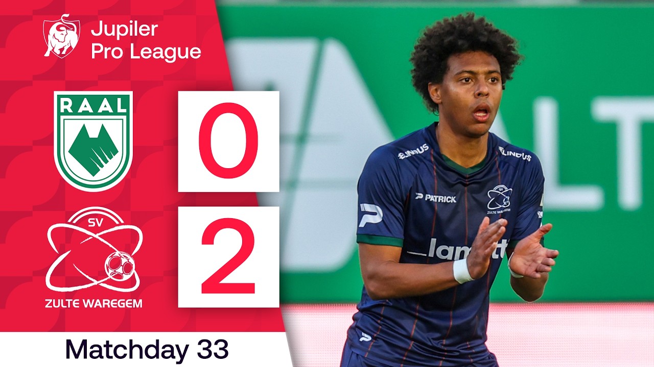 RAAL La Louvière vs SV Zulte Waregem Highlights