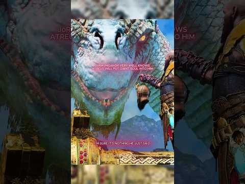 The Proof That Atreus is the Father of Jormungandr (4K,) 💀🔥 #shorts #godofwar #kratos #viralvideo