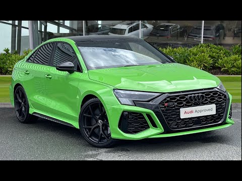 2022 Audi RS3 Saloon Carbon Black 2.5 TFSI 400 PS S tronic | Stoke Audi
