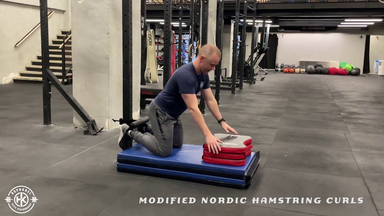 Modified Nordic Hamstring Curls (for Starters)