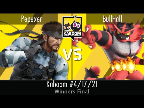 Pepexer (Snake) vs BullHall (Incineroar/Bowser) - Winners Finals - Kaboom 4/17/21