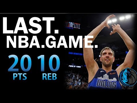 Dirk Nowitzki LAST NBA GAME Full Highlights, Tribute - Dallas Mavs - 10.4.19