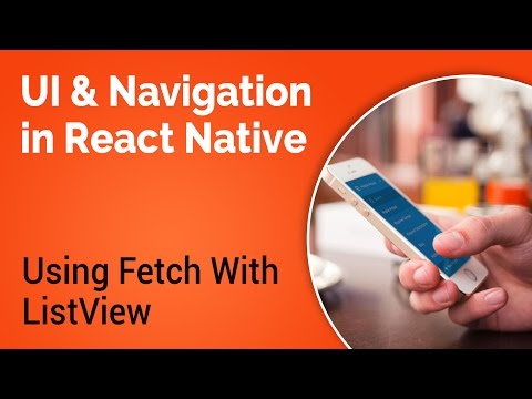 Learn about UI and Navigation in React Native - Part 5