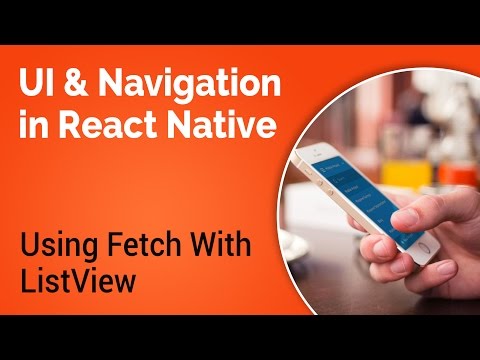 Learn about UI and Navigation in React Native Part 5