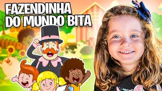 MUNDO BITA - FAZENDINHA - Visita aos ANIMAIS DA FAZENDA | MUNDO VERNICA #mundobita