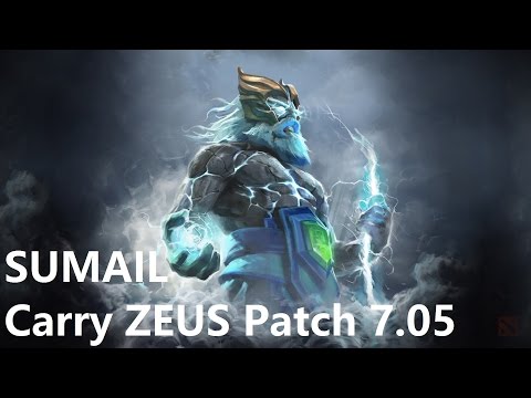 Pro Player Rank Game MMR : Evil Geniuses Sumail Zeus Patch 7.05 Unstoppable Highlights