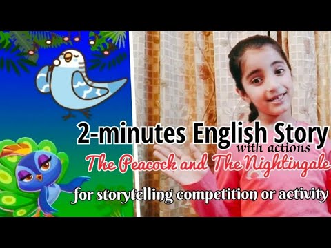 2 minute short English story with actions for kids (with subtitles) for storytelling competition