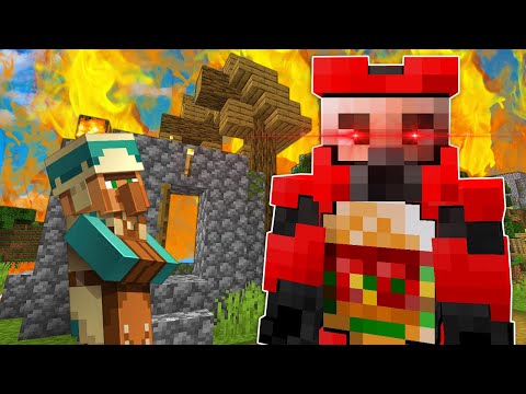 We Became Evil Vampires & Burned Down a Village! - Minecraft Multiplayer Mod Gameplay