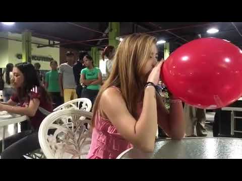 balloon popping blow to pop