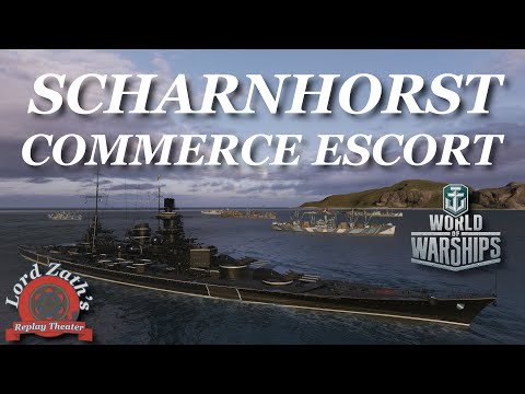 Torp Usage Scharnhorst Tier 7 German BB Operation Narai World of Warships