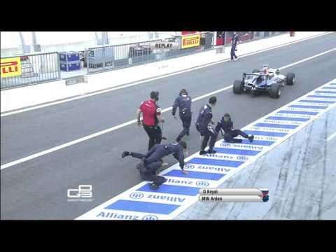 GP3 Bump Start Fail Monza 2013