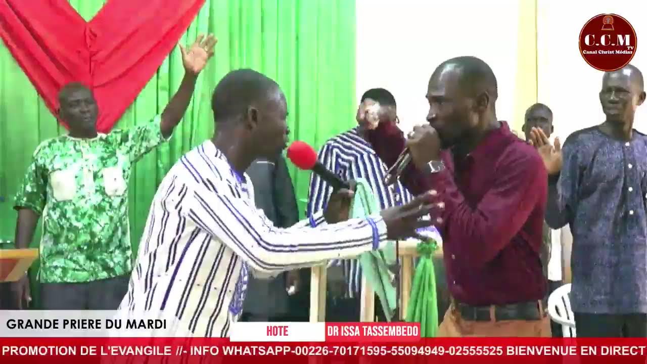 GRANDE PRIERE DU MARDI -TEMPLE REHOBOTH -DR ISSA TASSEMBEDO