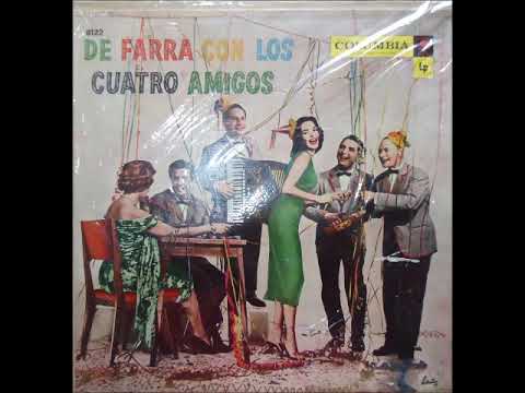 LOS CUATRO AMIGOS -   DE FARRA CON  LOS CUATRO AMIGOS- LP-