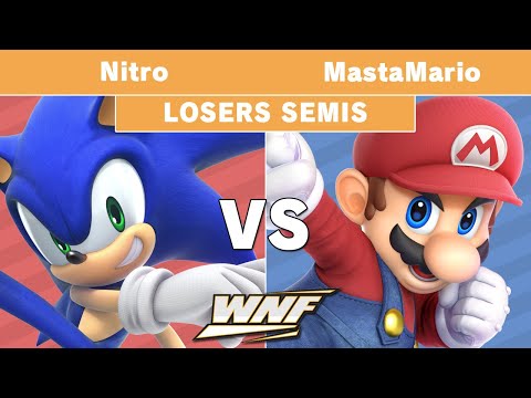WNF 1.7 - Nitro (Sonic) vs MastaMario (Mario)  Losers Semi Finals - Smash Ultimate