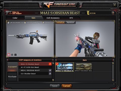 Crossfire PH: M4A1 Obsidian Beast (Limpid Skin) GAMEPLAY