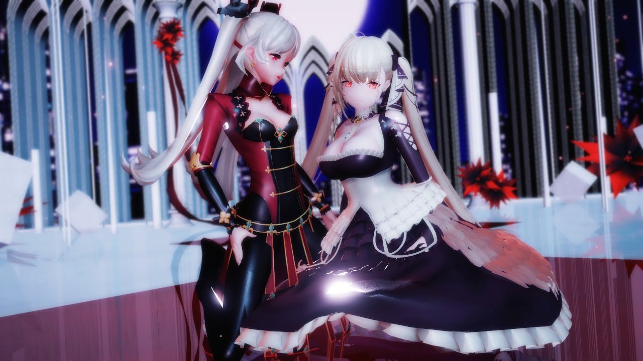 【MMD】LEE HI - NO ONE ◈ Formidable x Gneisenau ♡「Azur Lane x Blue Oath」〚4Ｋ〛