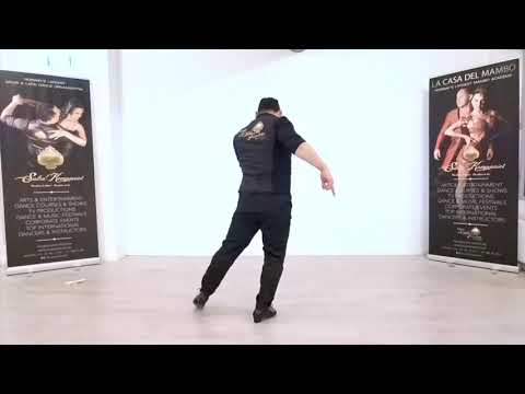Salsa On1 Footwork - Intermediate Level - 5 Combinations Tutorial