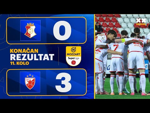 MBSLS 2025/26 - 11.kolo: NAPREDAK – CRVENA ZVEZDA 0:3 (0:1)