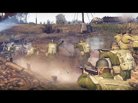 INFANTRY HEAVY BATTLE LEADS TO AMAZING COMEBACK! - Company of Heroes 2 Gameplay
