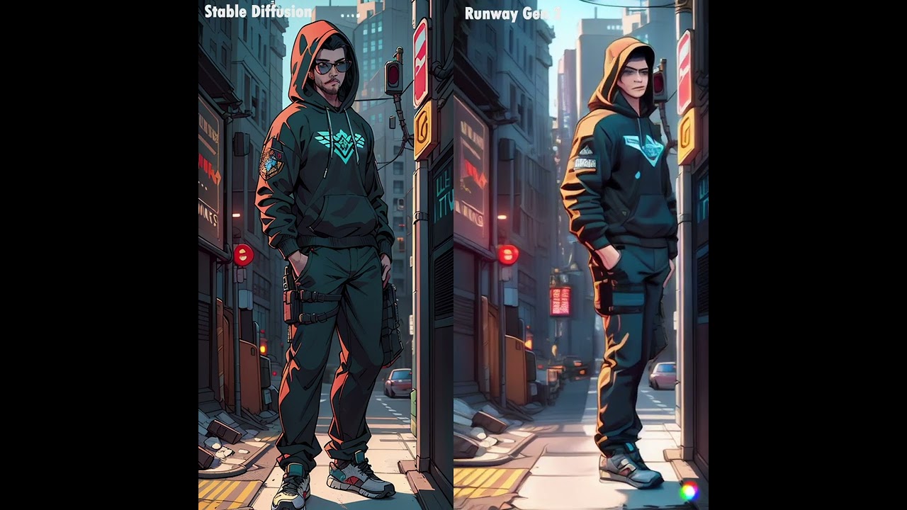 Stable diffusion and Runway 2 #ai