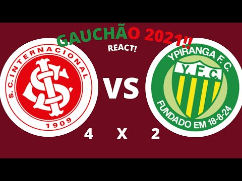 REACT Internacional 4 x Ypiranga 2 (NUNCA CRITIQUEI!!)