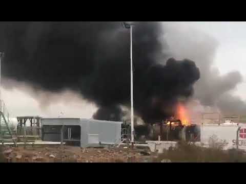 VIDEO: Así fue la explosión en la planta de petróleo a 35 kilómetros de Roca