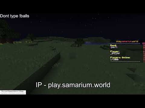 Samarium Network - LIVE FREE OPEN Minecraft server 1.20+ SMP , Life steal , parkour , mini games