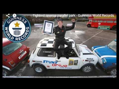 Driver breaks Guinness World Record for tightest reverse parallel park