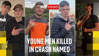 Five young men killed in wrong-way crash named