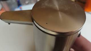 Simplehuman Soap dispenser will not charge