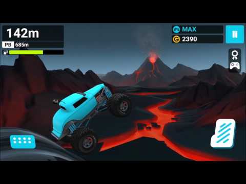 How to Unlock Volcano Stage 3 - Monster 57 Seconds - MMX Hill Climb / Dash