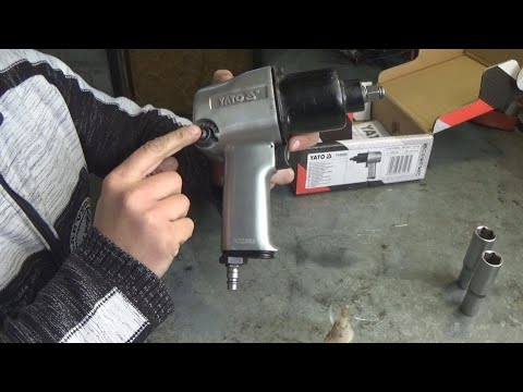 Гайковерт ударный пневматический YATO 1/2" 850 Nm, 6-8 Bar (YT-09525) Гайковерт ударный пневматический YATO 1/2" 850 Nm, 6-8 Bar (YT-09525)