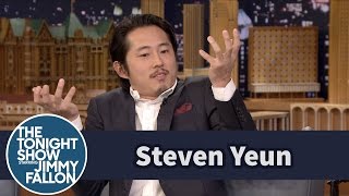 Steven Yeun Reveals How He Stayed Mum on His Walking Dead Fate video