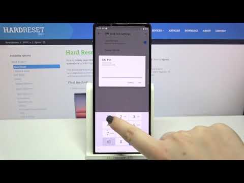 How to Change SIM PIN on SONY Xperia 1 III – Add New SIM Passcode