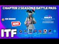 Chapter 2 Season 8 BATTLE PASS REACTION! I BOUGHT EVERYTHING! (Fortnite Battle Royale)