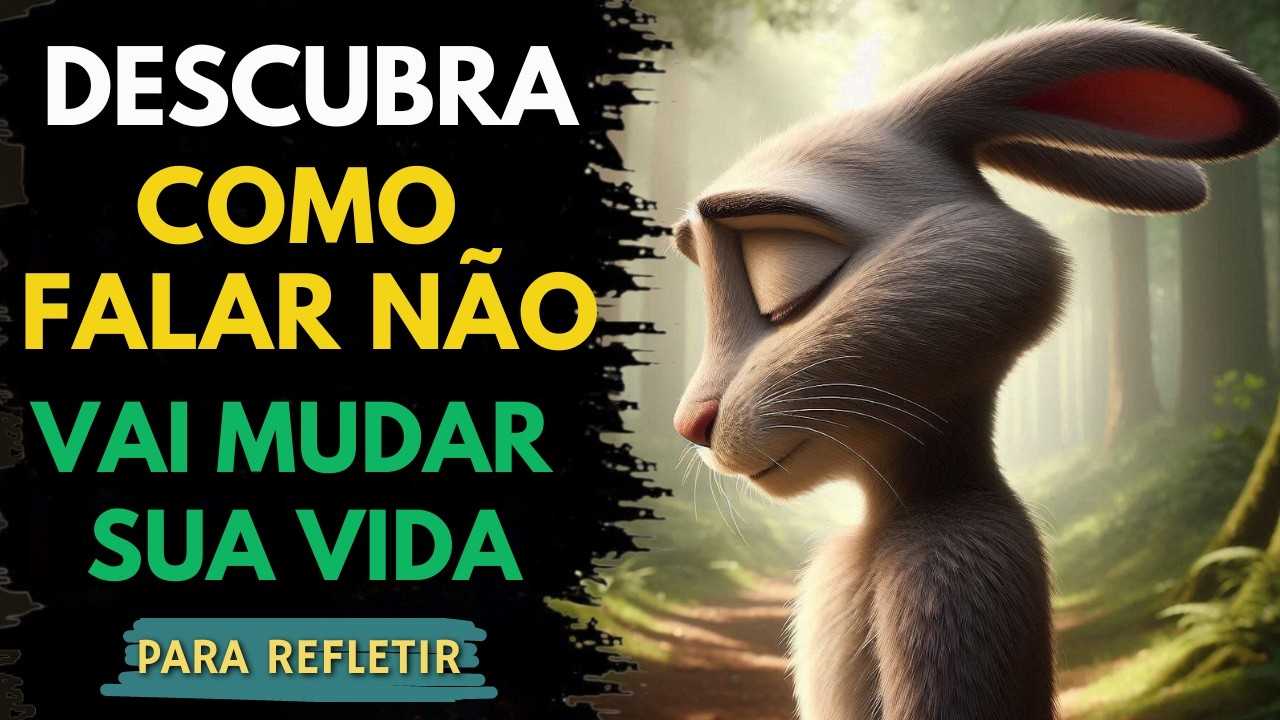 Dizer NÃO - A Decisão Que Mudou a Vida do Coelho - Reflexão, Motivação, Inspiração