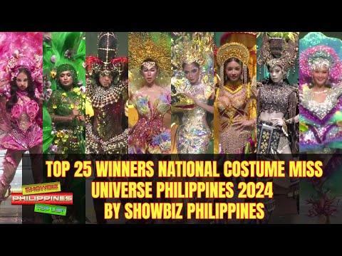Top 25 Winners National Costume Miss Universe Philippines 2024 by Showbiz Philippines