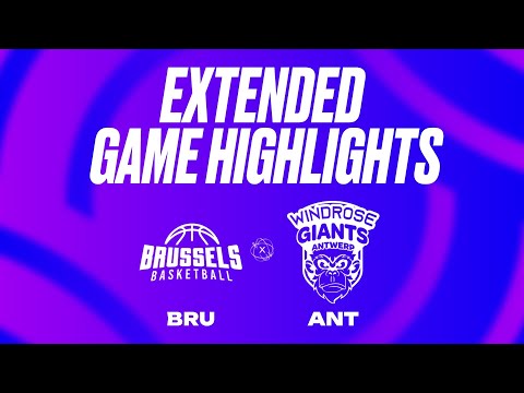 Brussels Basketball vs. Windrose Giants Antwerp Extended Game Highlights