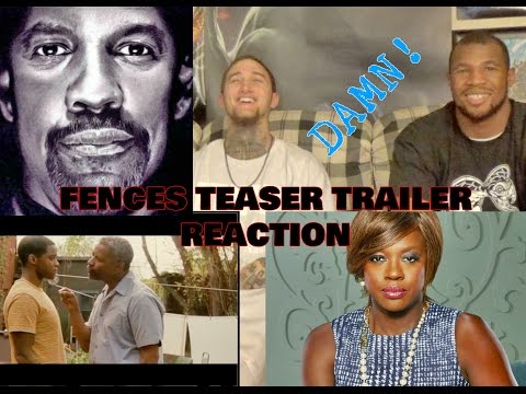 Fences Teaser Trailer Reaction! (Realest)