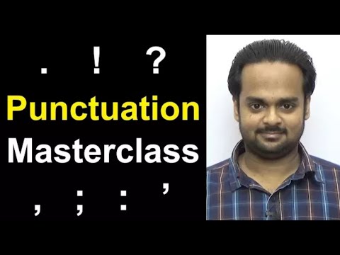 PUNCTUATION MASTERCLASS   Learn Punctuation Easily in 30 Minutes   Comma, Semicolon, Period, Etc