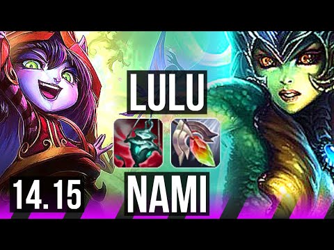 LULU & Kog'Maw vs NAMI & Jinx (SUP) | Rank 1 Lulu, 1/1/25, Rank 7 | TR Challenger | 14.15