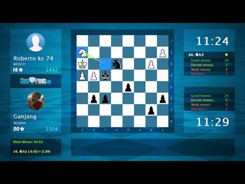 Chess Game Analysis: Roberto kc 74 - Ganjang : 0-1 (By ChessFriends.com)